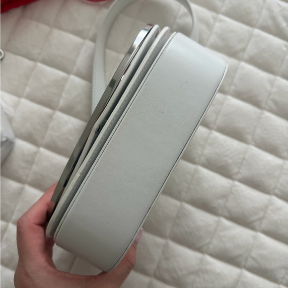 Diesel White Crossbody Bag with Silver Accents - Picture 6 of 11